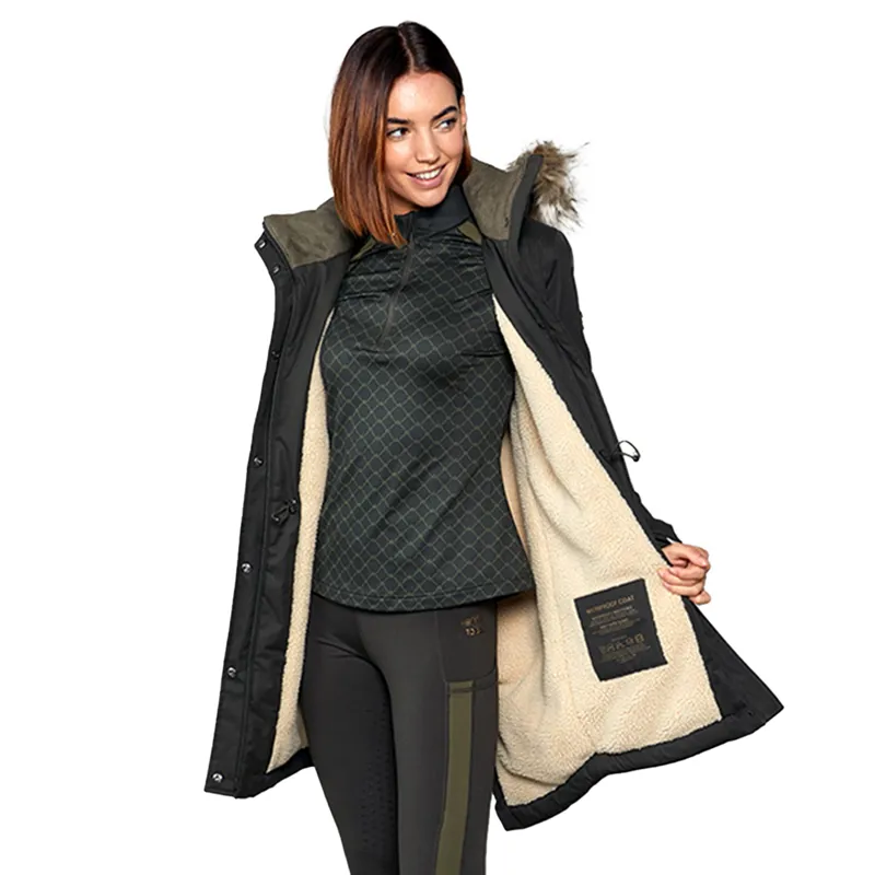 Toggi Barnes Women's Waterproof Winter Walking Coat - Dark Green-2