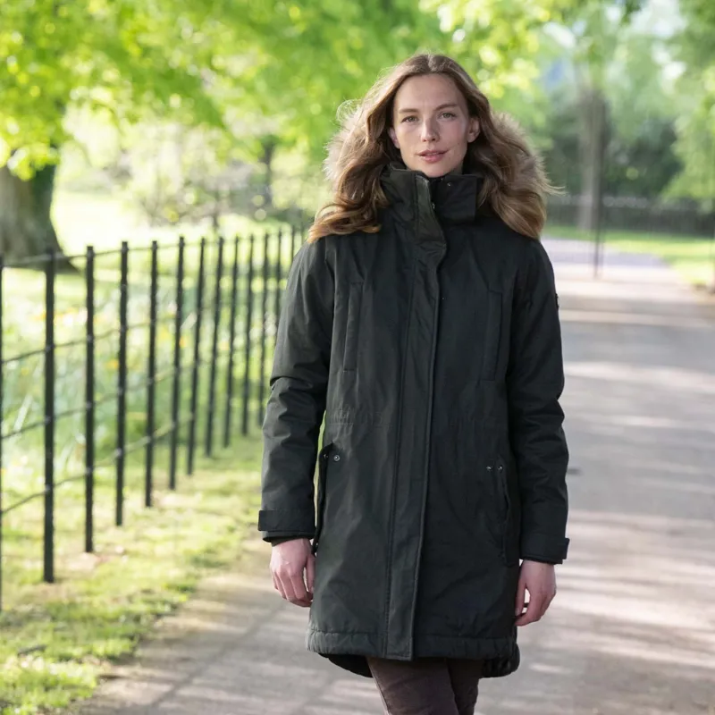 Toggi Barnes Women's Waterproof Winter Walking Coat - Dark Green-5
