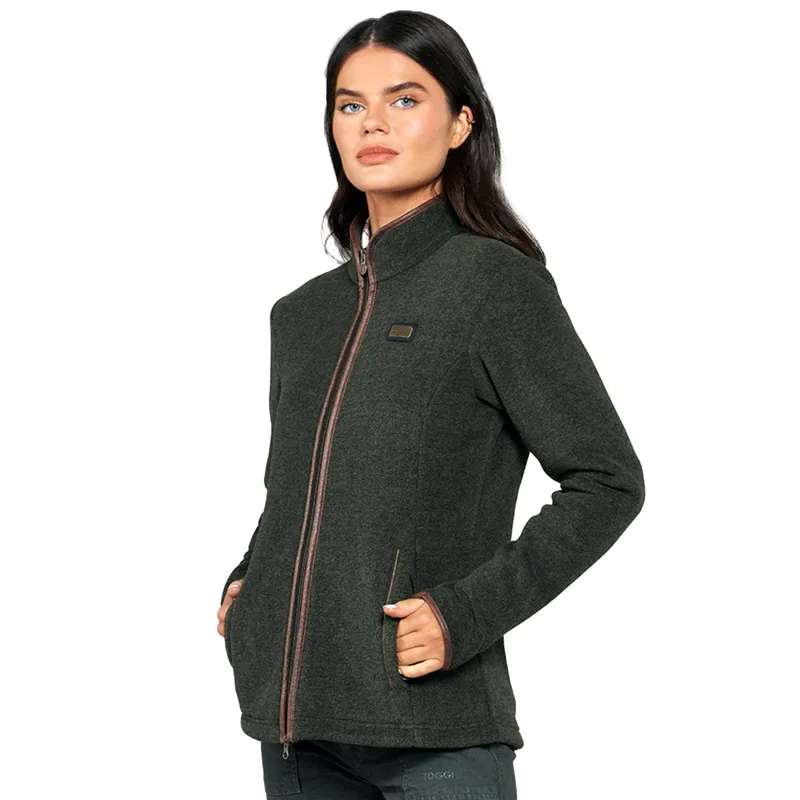 Toggi Britannia Women's Fleece Jacket - Forest Green-2