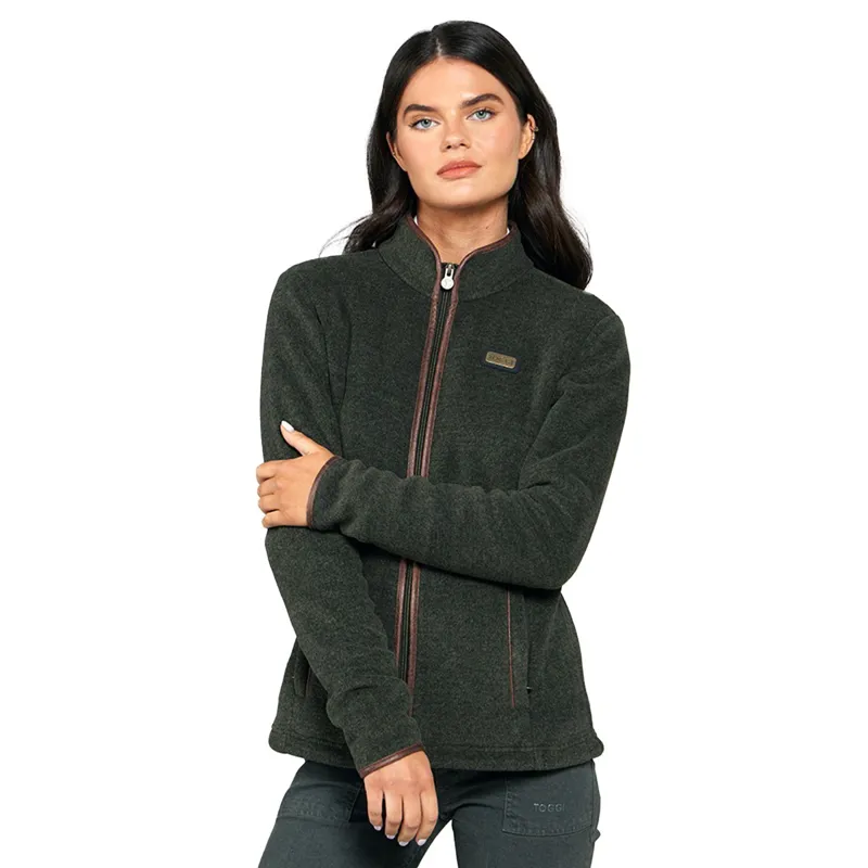 Toggi Britannia Women's Fleece Jacket - Forest Green-3