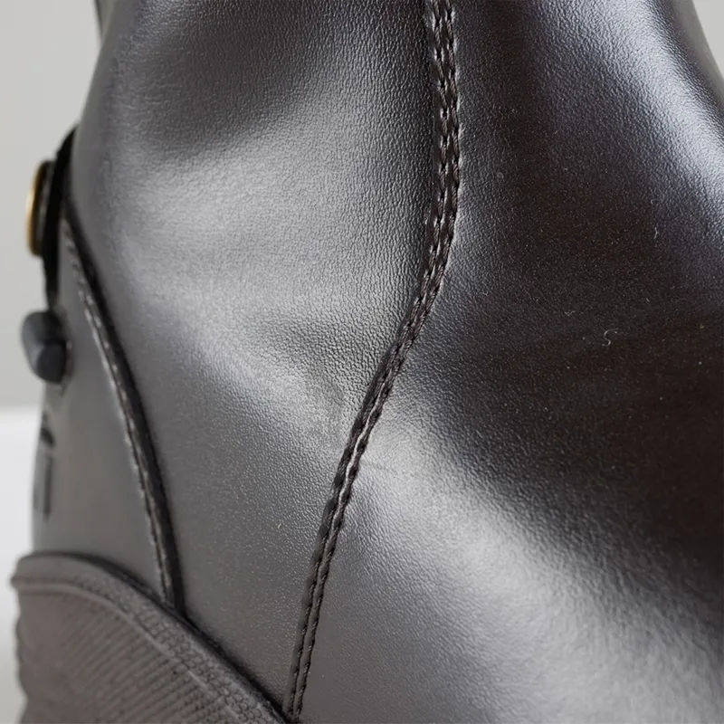 Toggi Cranford Junior Tall Riding Boots - Dark Brown-5