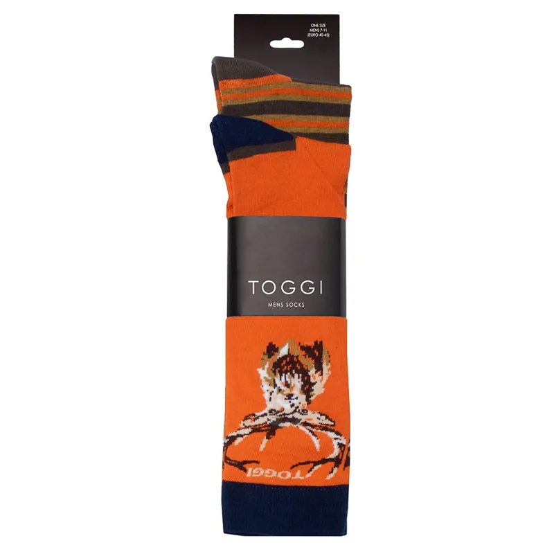 Toggi Gilman Men's Socks 2 Pack - Pumpkin-1