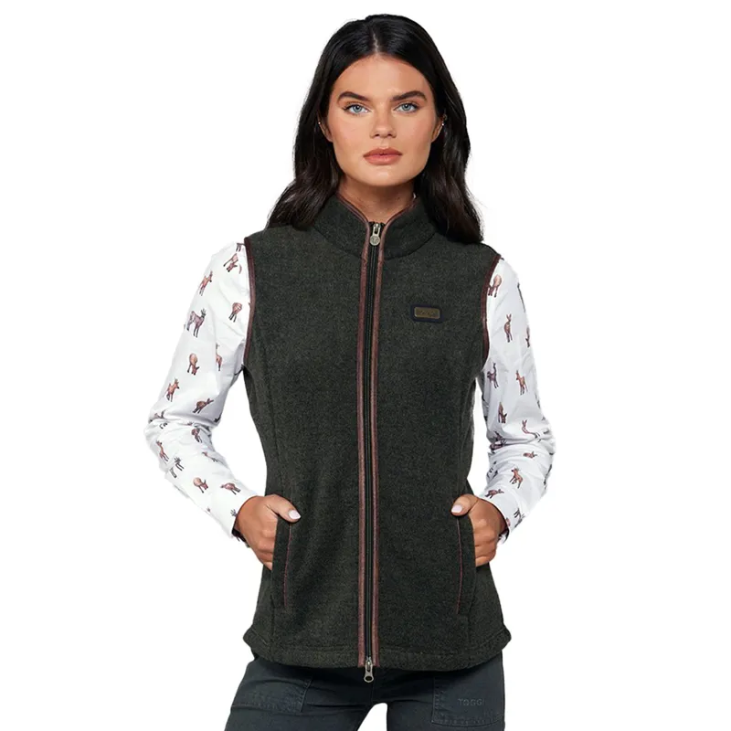 Toggi Regent Womens Fleece Vest - Forest Green