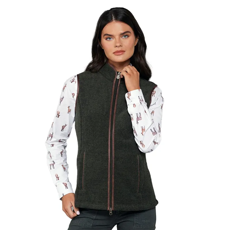 Toggi Regent Womens Fleece Vest - Forest Green-3