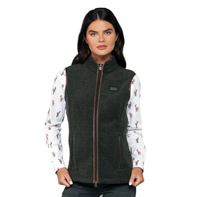 Toggi Regent Womens Fleece Vest - Forest Green-1