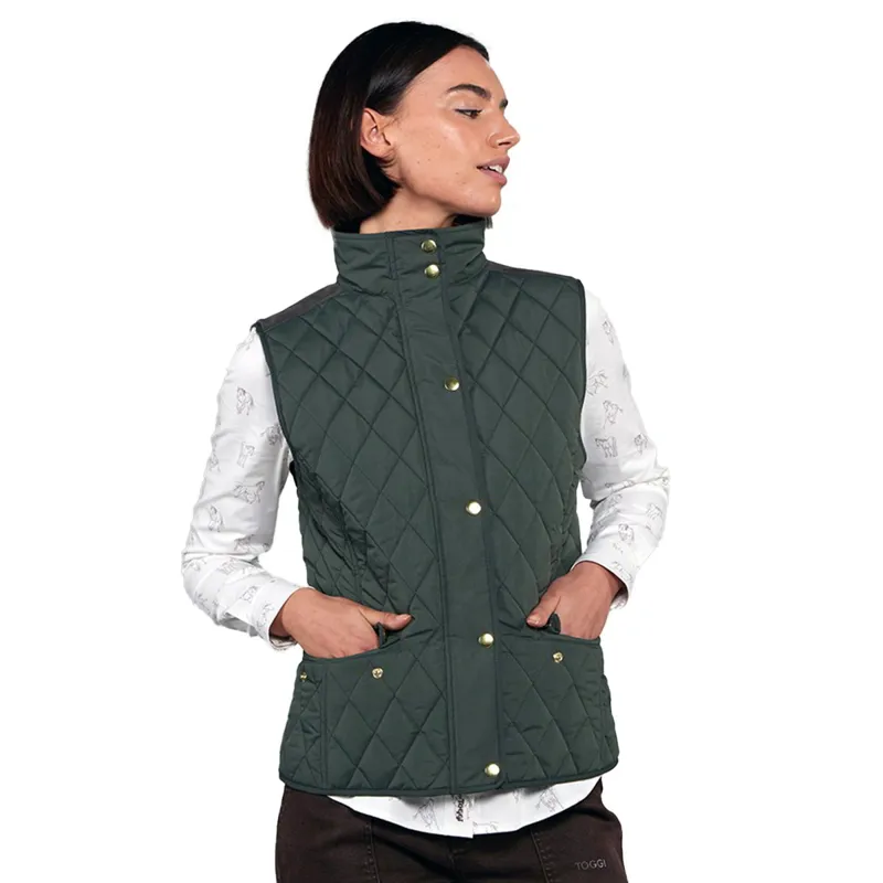 Toggi Storford Women's Quilted Vest - Dark Khaki