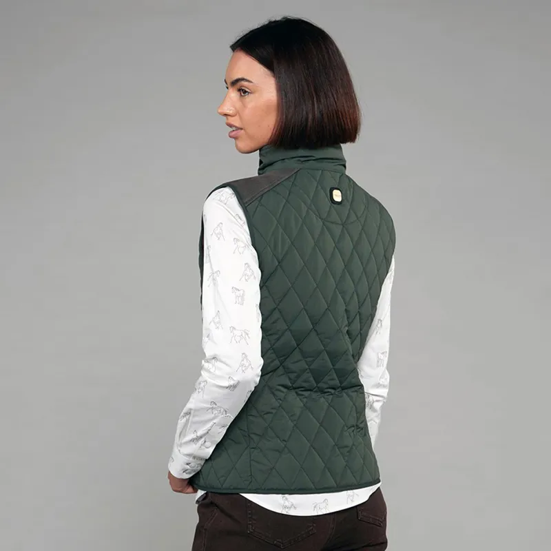 Toggi Storford Women's Quilted Vest - Dark Khaki-2