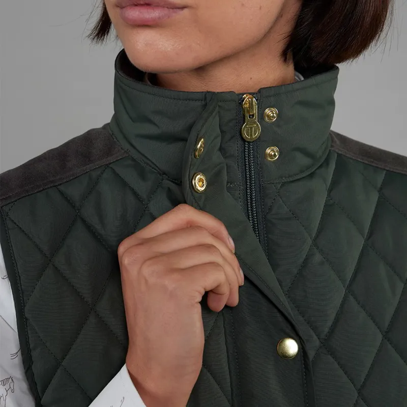 Toggi Storford Women's Quilted Vest - Dark Khaki-5