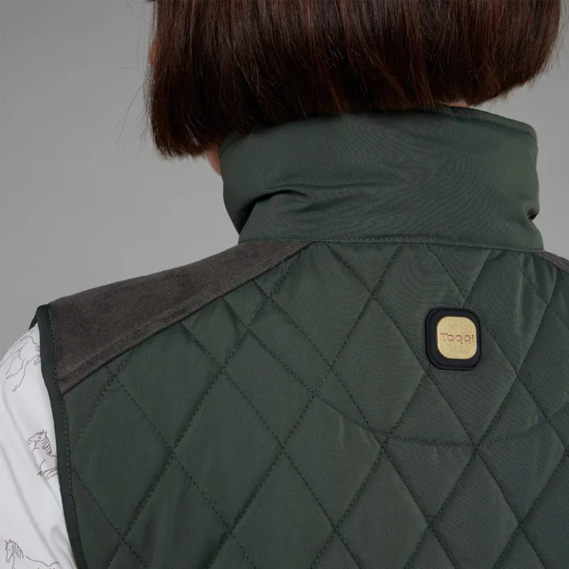 Toggi Storford Women's Quilted Vest - Dark Khaki-7