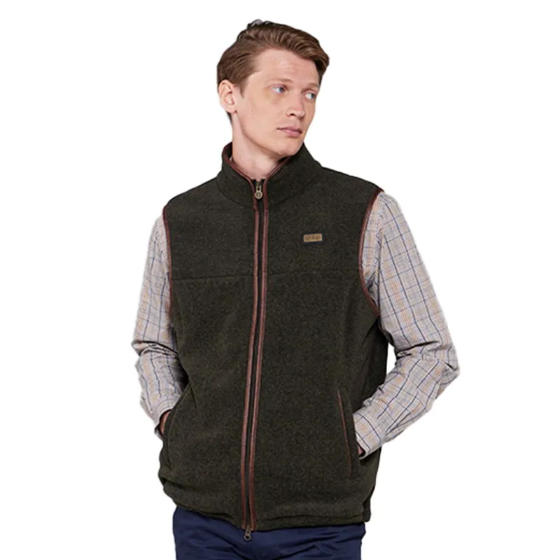 Toggi Tudor Mens Fleece Vest - Forest Green-2