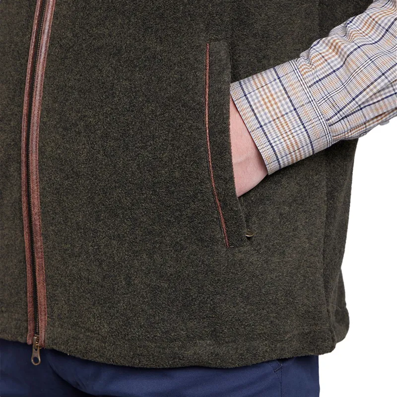 Toggi Tudor Mens Fleece Vest - Forest Green-4