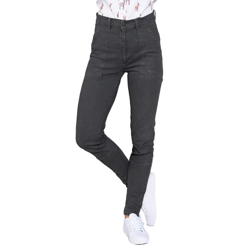 Toggi Wothorpe Womens Cotton Pants - Dark Green-1