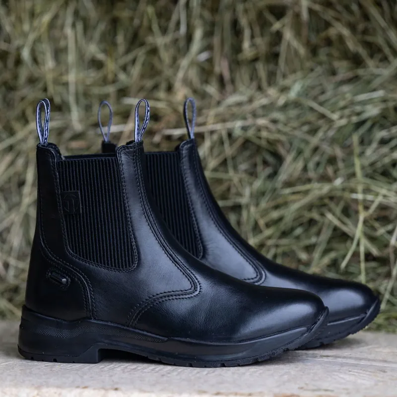 Toggi Barrington Adults Waterproof Paddock Boots - Black-4