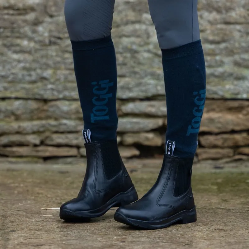 Toggi Barrington Adults Waterproof Paddock Boots - Black-6