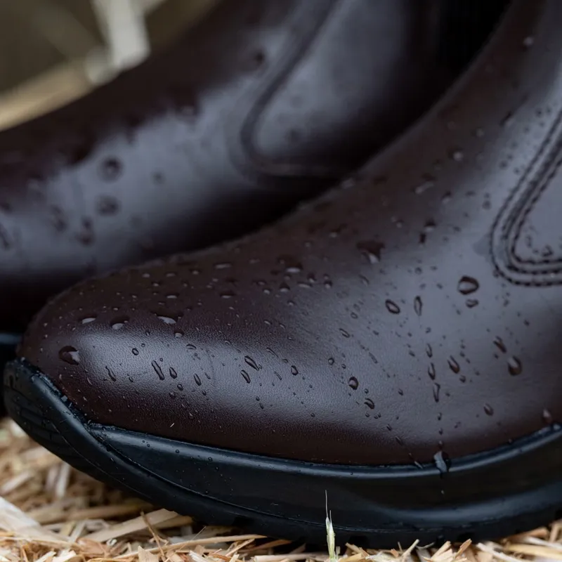 Toggi Barrington Adults Waterproof Paddock Boots-Dark Brown-11