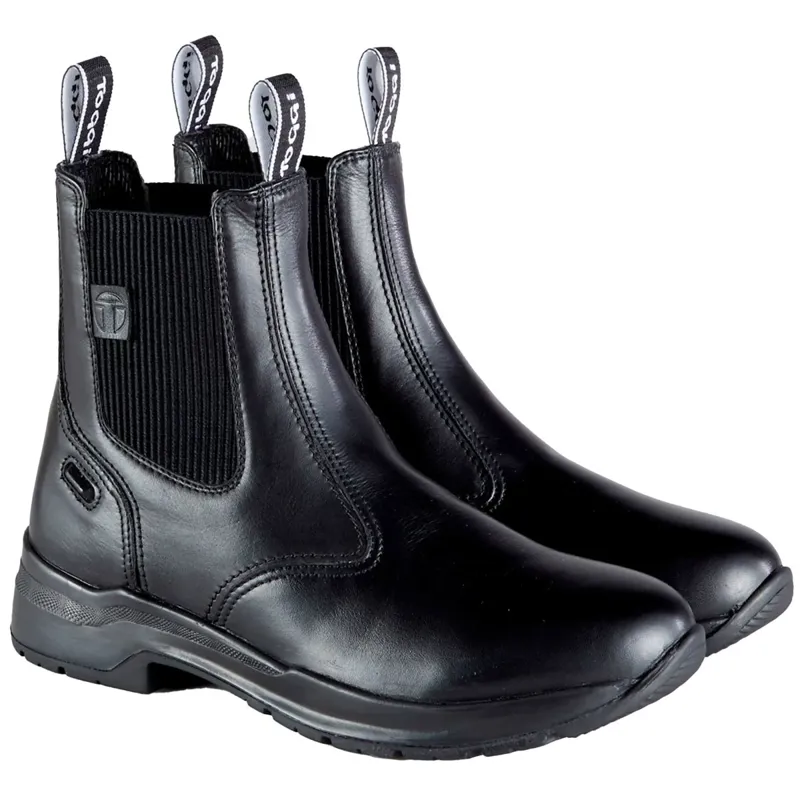 Toggi Barrington Adults Waterproof Paddock Boots - Black