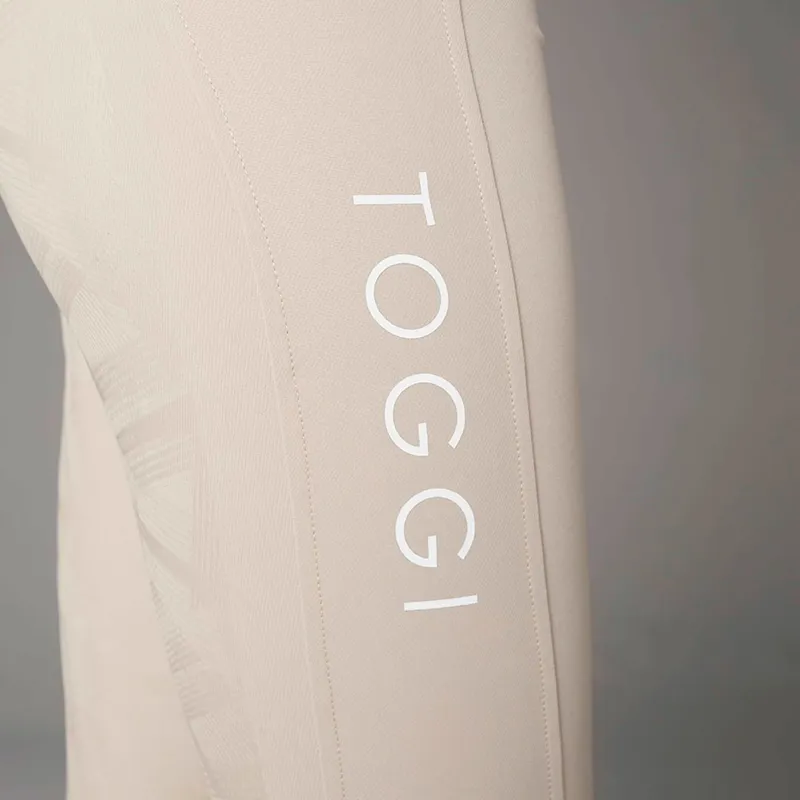 Toggi Flexi Full Grip Water Resistant Women's Competition Breeches - Mink-3