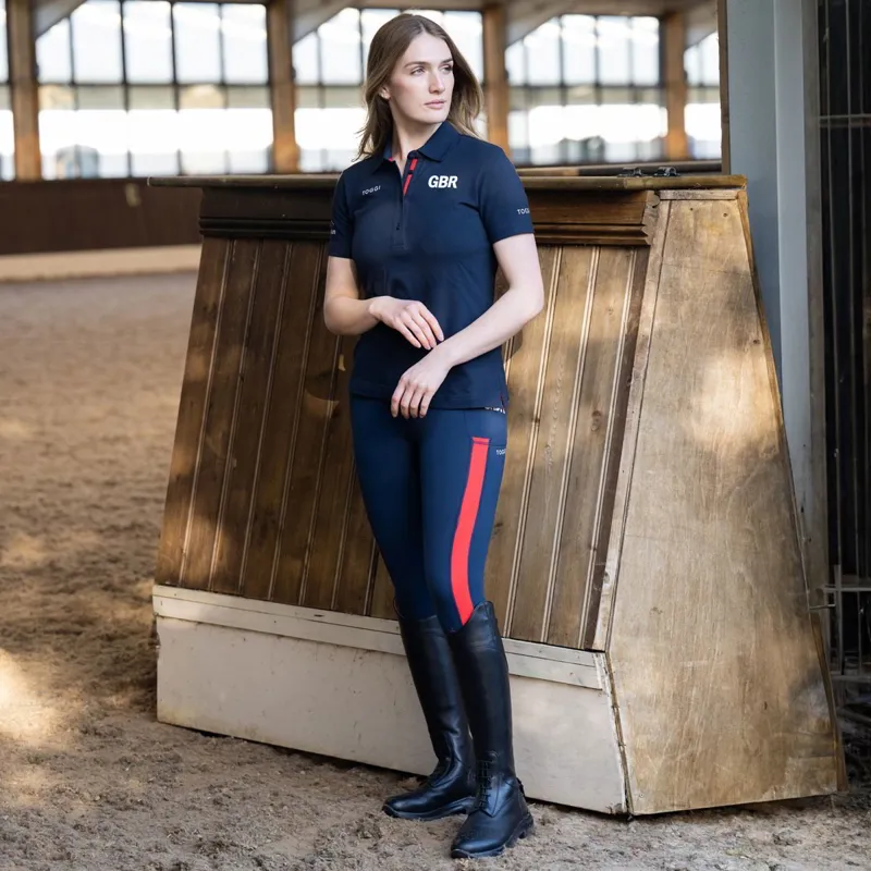Toggi GBR Sculptor Full Grip Riding Women's Tights - Navy-5
