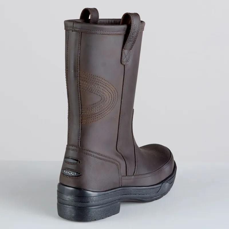 Toggi Hartpury Adults Safety Boots - Chocolate-3