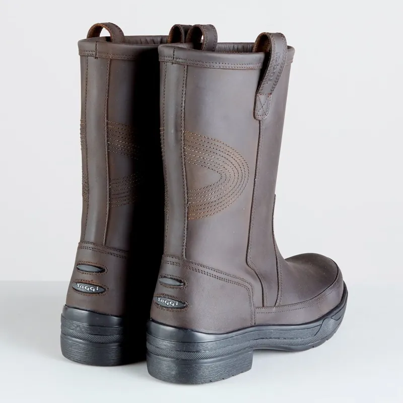 Toggi Hartpury Adults Safety Boots - Chocolate-2