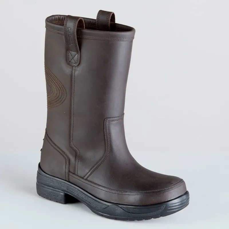 Toggi Hartpury Adults Safety Boots - Chocolate-4