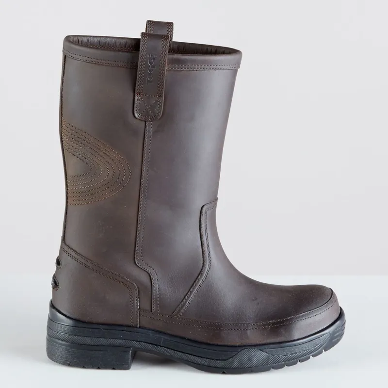 Toggi Hartpury Adults Safety Boots - Chocolate-1