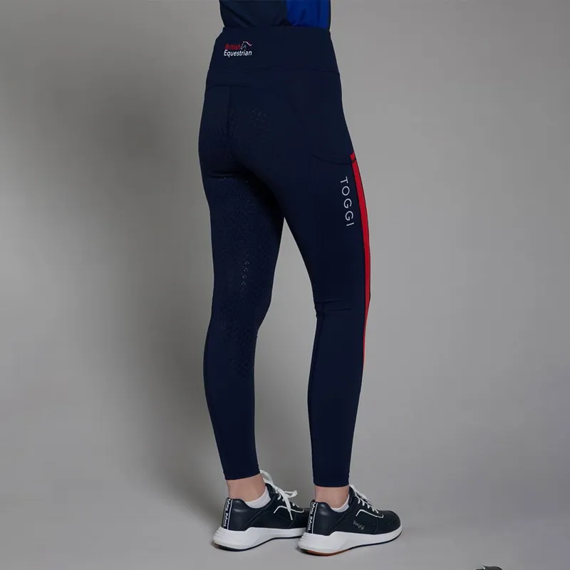 Toggi GBR Sculptor Full Grip Riding Women's Tights - Navy-2