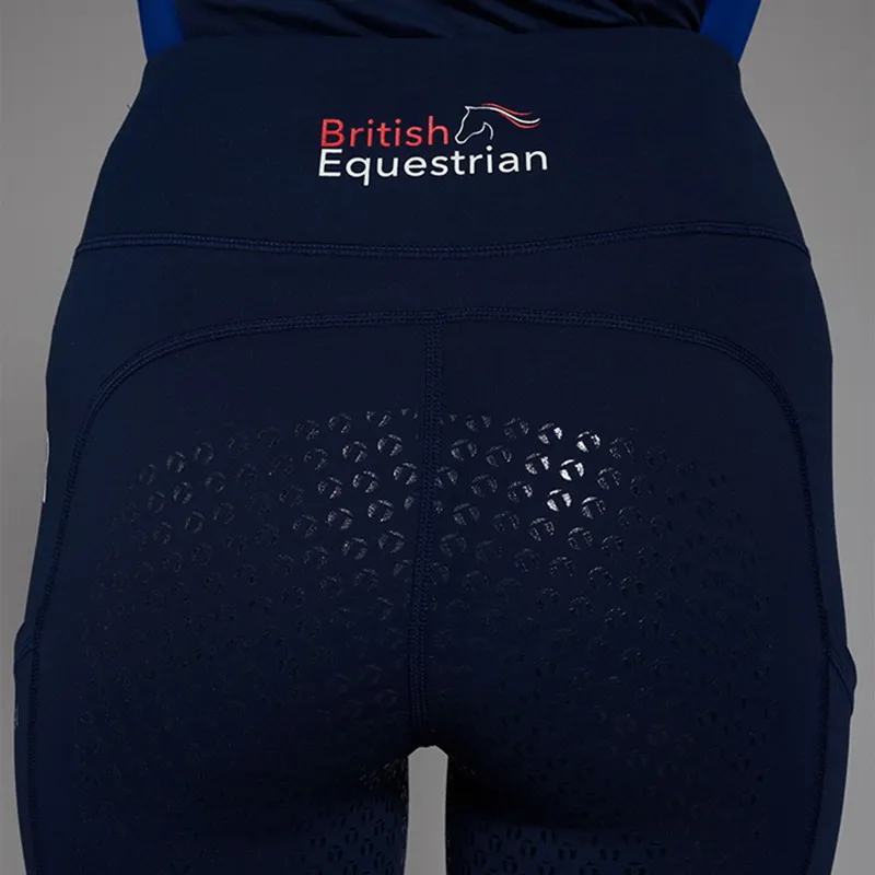 Toggi GBR Sculptor Full Grip Riding Women's Tights - Navy-3