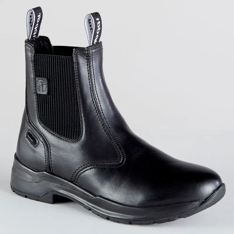 Toggi Barrington Adults Waterproof Paddock Boots - Black-1
