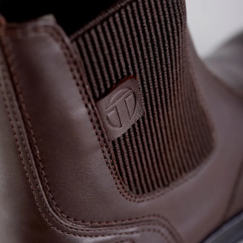 Toggi Barrington Adults Waterproof Paddock Boots-Dark Brown-4