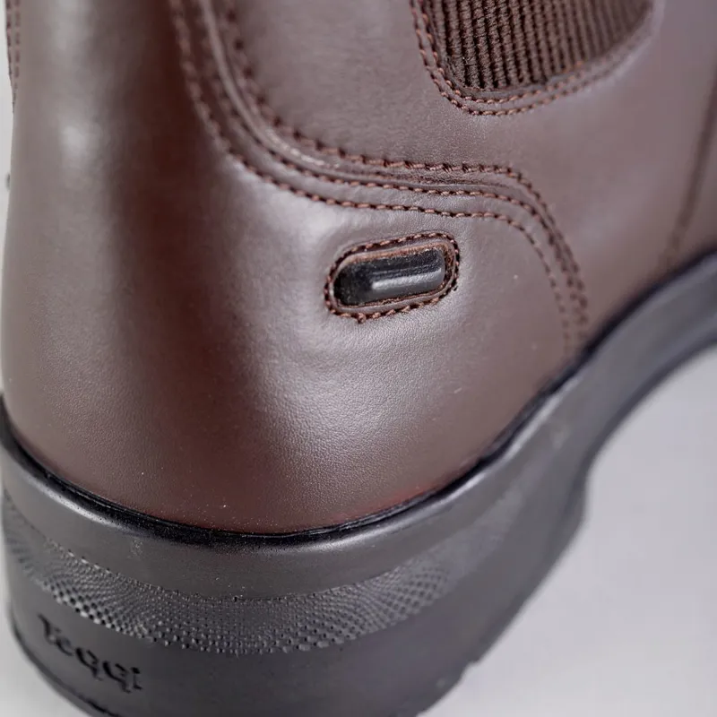 Toggi Barrington Adults Waterproof Paddock Boots-Dark Brown-5