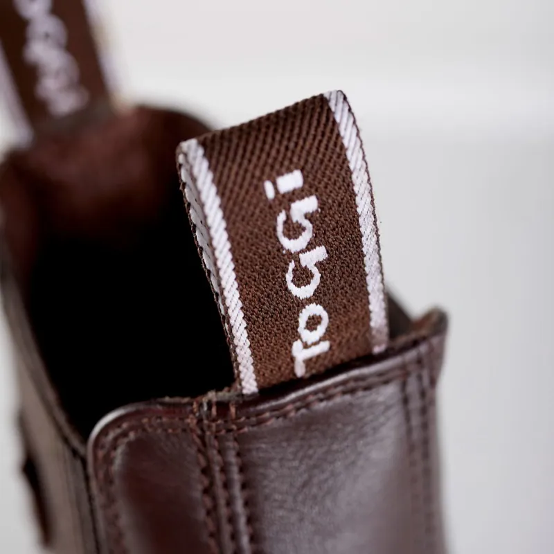 Toggi Barrington Adults Waterproof Paddock Boots-Dark Brown-6