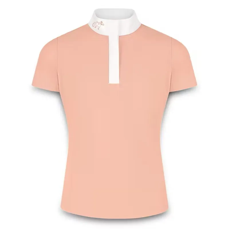 Kentucky Tokyo Junior Girls Short Sleeve Show Shirt - Old Rose
