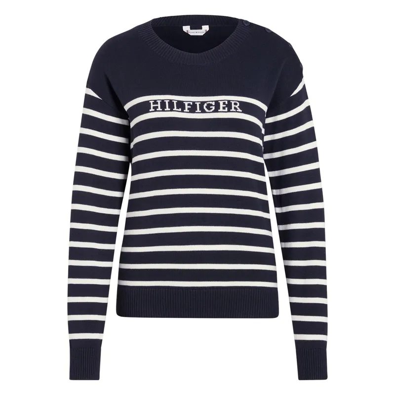 Tommy Hilfiger Fairfield Women's Stripe Sweatshirt - Desert Sky-4