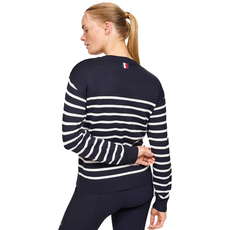Tommy Hilfiger Fairfield Women's Stripe Sweatshirt - Desert Sky-1