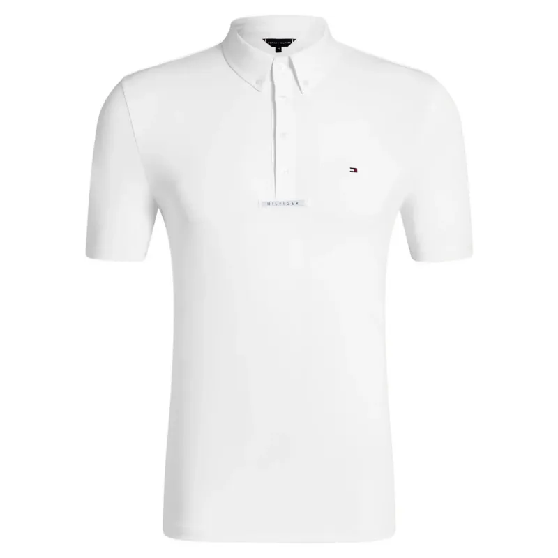 Tommy Hilfiger Alex Mens Short Sleeve Show Shirt - Optic White