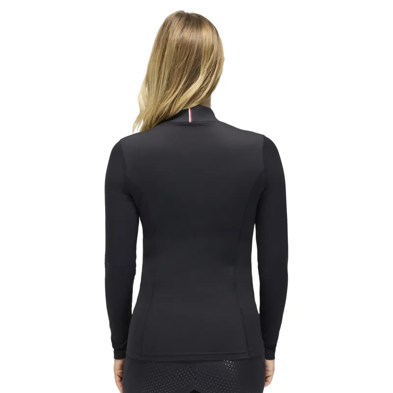 Tommy Hilfiger Amelie Women's Rhinestone High Neck Base Layer - Black-2