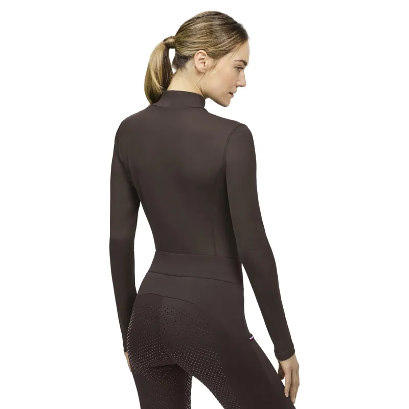 Tommy Hilfiger Ava Women's High Neck Base Layer - Cacao-2