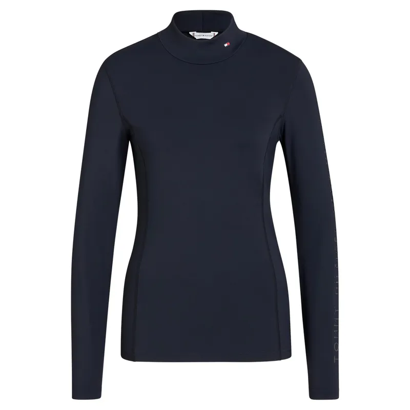 Tommy Hilfiger Ava Women's High Neck Base Layer - Desert Sky-1