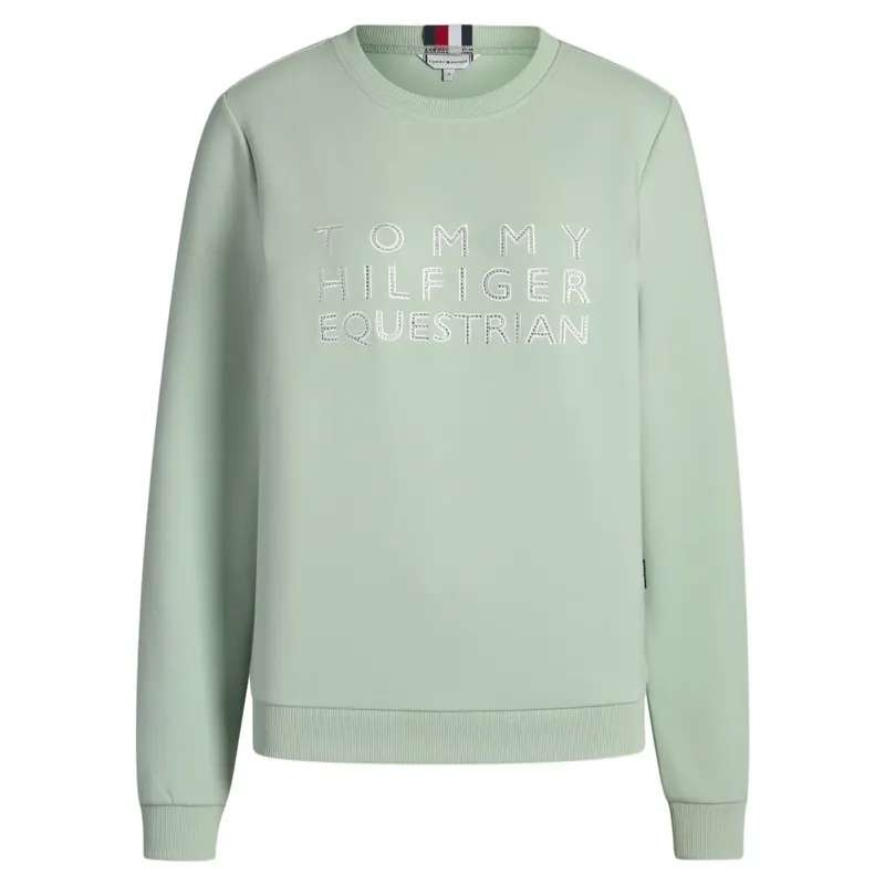 Tommy Hilfiger Belair Rhinestone Women's Sweatshirt - Belair Mint-2