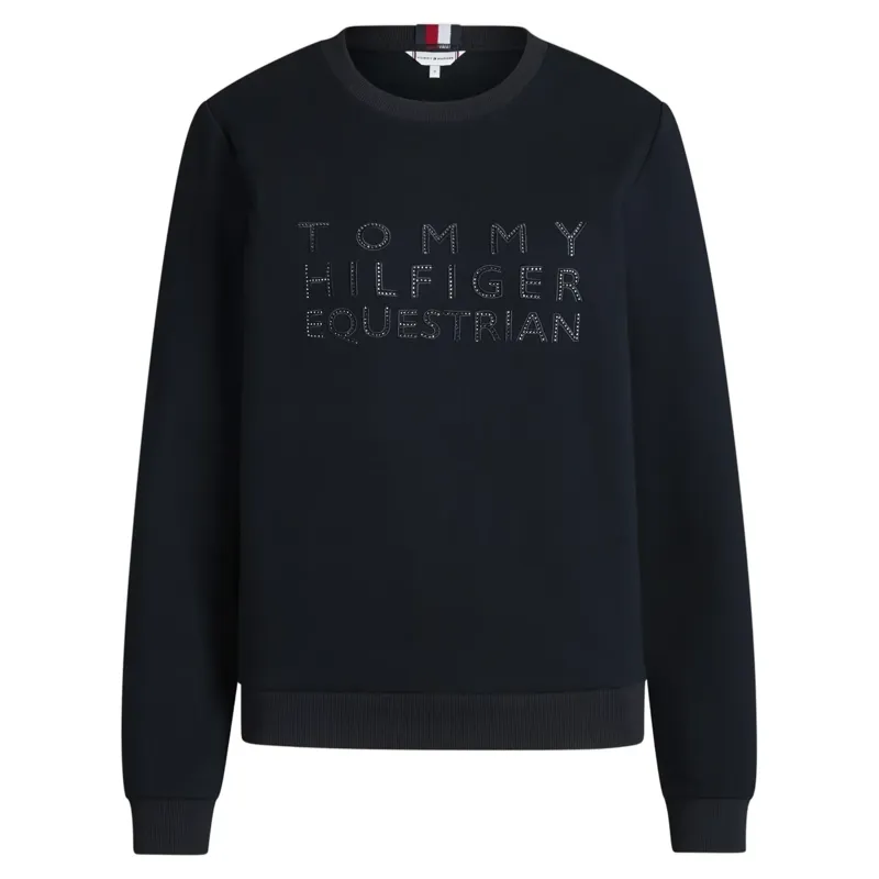 Tommy Hilfiger Belair Rhinestone Women's Sweatshirt - Desert Sky-1