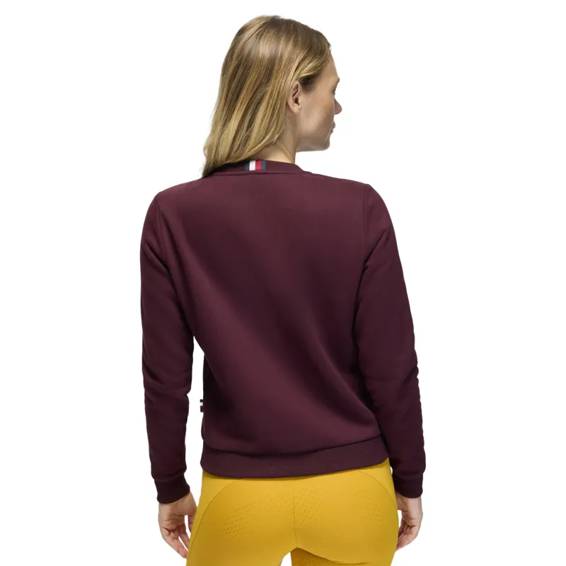 Tommy Hilfiger Campus Women's Sweatshirt - Deep Burgundy Pre-Order-3