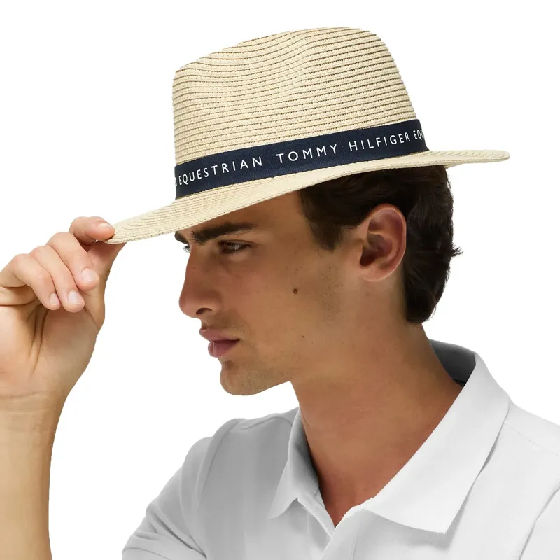 Tommy Hilfiger Eastfield Men's Straw Cap - Beige