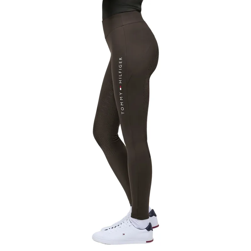 Tommy Hilfiger Elmira Women's Full Grip Riding Tights - Cacao Pre-Order-2