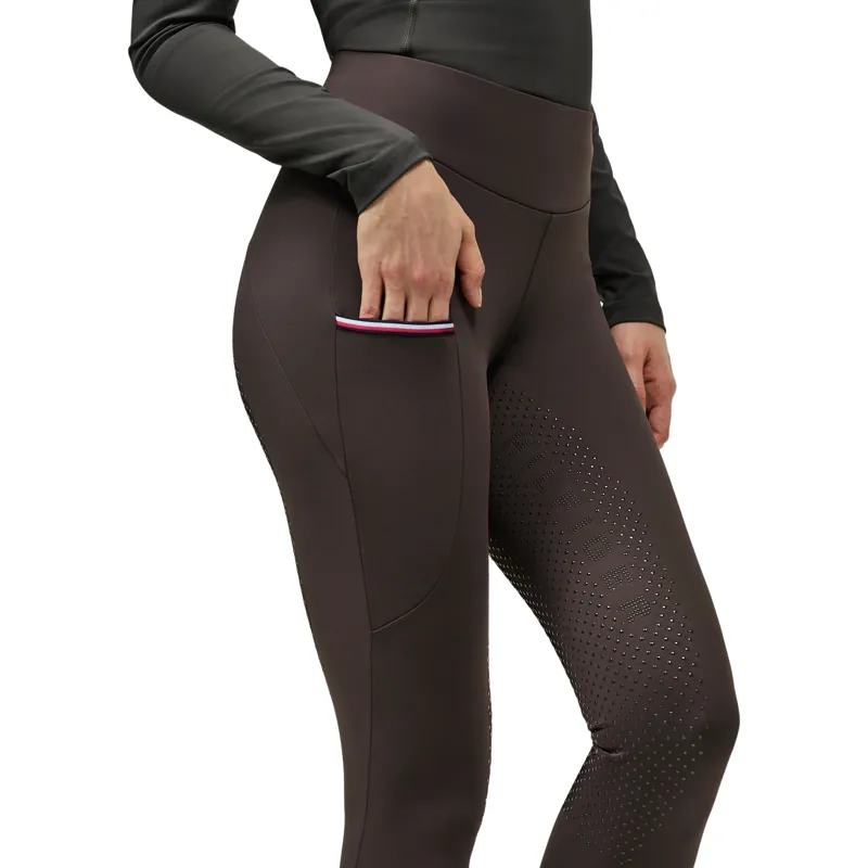 Tommy Hilfiger Elmira Women's Full Grip Riding Tights - Cacao Pre-Order-1