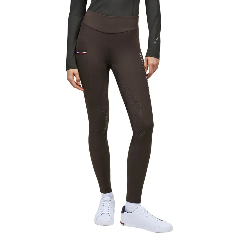 Tommy Hilfiger Elmira Women's Full Grip Riding Tights - Cacao Pre-Order