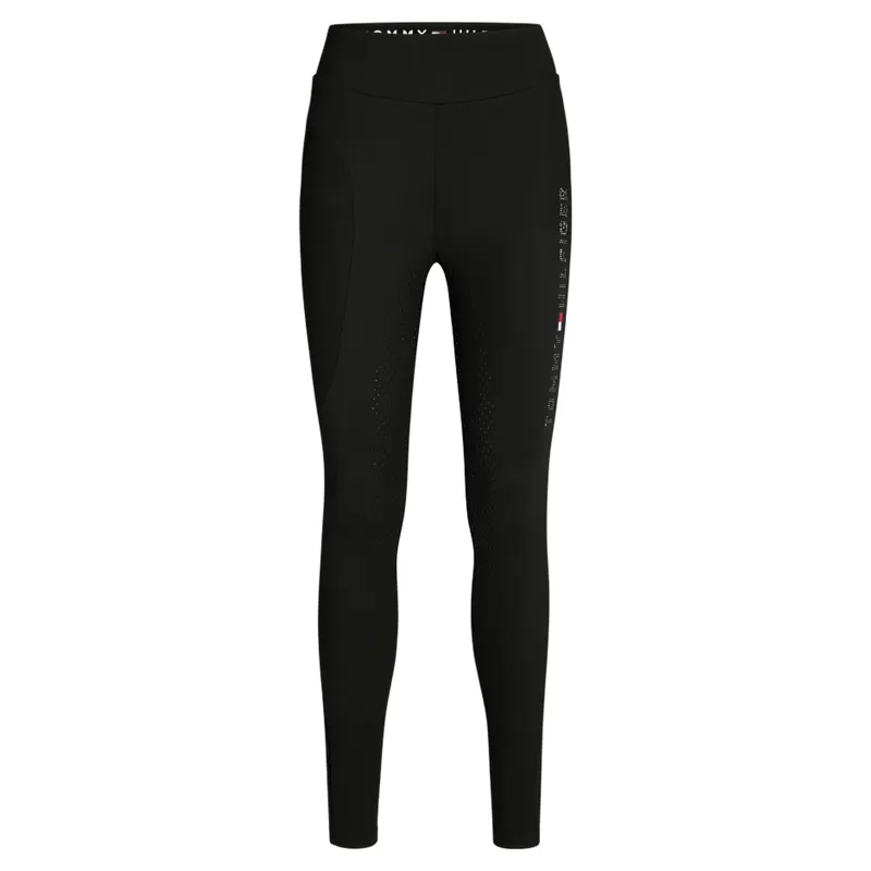 Tommy Hilfiger Elmira Women's Full Grip Riding Tights - Black-3