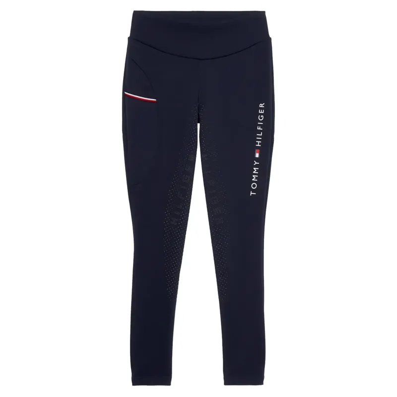 Tommy Hilfiger Elmira Full Grip Women's Riding Tights - Desert Sky-1