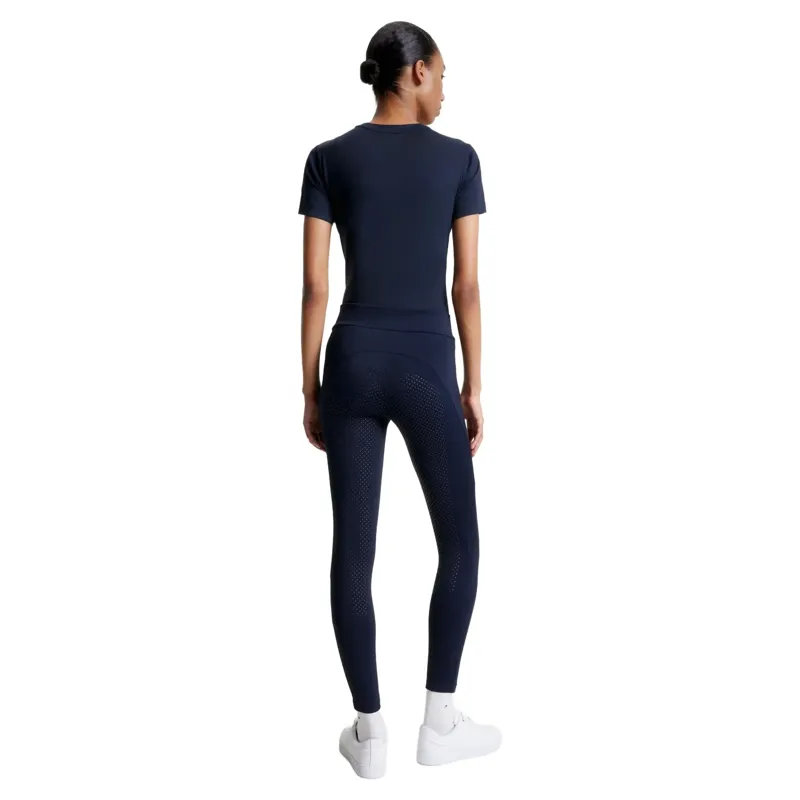 Tommy Hilfiger Elmira Full Grip Women's Riding Tights - Desert Sky-4