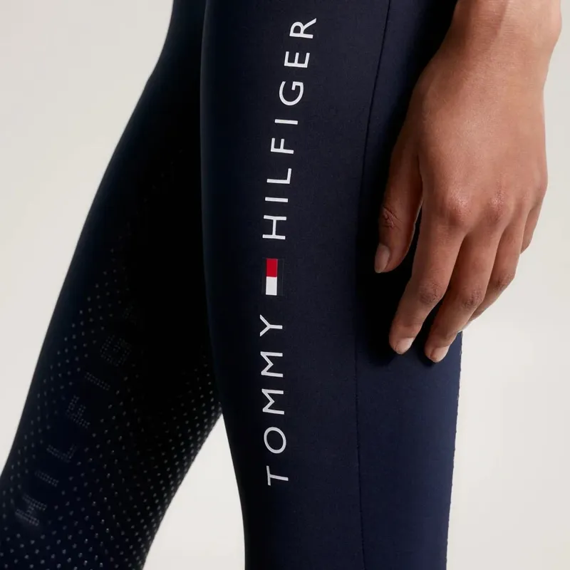Tommy Hilfiger Elmira Full Grip Women's Riding Tights - Desert Sky-6